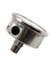 Load image into Gallery viewer, HFS 2.5" Dry Utility Vacuum Gauge 1/4" NPT Center Mount; -30HG/0PSI Back Mount