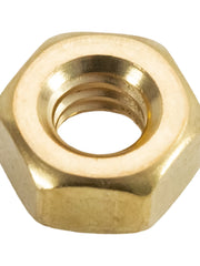 Load image into Gallery viewer, Thread Hex Nuts 1/4"-20, Solid Brass Hex Nut (50 Pack)