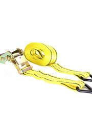Load image into Gallery viewer, 4Pcs 1.5" x 15 Ft. Heavy Duty Ratchet Cargo Tie Down Straps 3000 Lbs J-Hooks