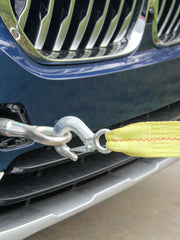 Load image into Gallery viewer, 4.5 Ton Polyester Tow Strap Rope 2 Hooks 10000lb Towing Recovery