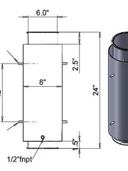 Load image into Gallery viewer, 6'' Tri Clamp Dewaxing Spools