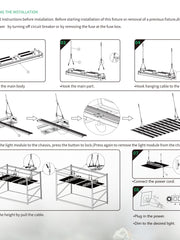 Load image into Gallery viewer, LED Grow Light IR Full Spectrum Panel 980W 10 Light Bar