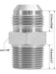 Load image into Gallery viewer, 10PCS 3/4" NPT Male to 3/4" JIC Male Flared Tube Fitting Carbon Steel