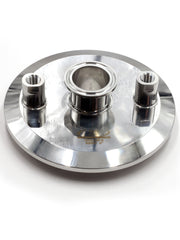 Load image into Gallery viewer, 6" Tri Clamp Lid w/ 6" TC x 1.5" TC x (2) 1/4" FNPT Stainless Steel 304
