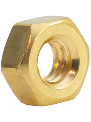 Load image into Gallery viewer, Thread Hex Nuts 1/4"-20, Solid Brass Hex Nut (50 Pack)