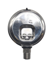 Load image into Gallery viewer, HFS -30 HG-160 PSI, 2.5" Diameter Vacuum Air Pressure Gauge (316 Stainless Steel) Bottom Mount