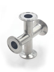 Load image into Gallery viewer, Tri Clamp 4 Way Cross 304 Stainless Steel 304