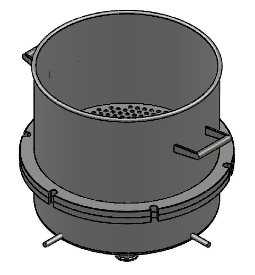 20'' Tri-Clamp Filter Plate with 6mm Hole