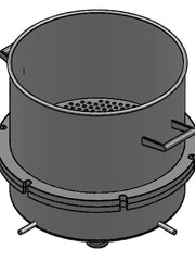 Load image into Gallery viewer, 20'' Tri-Clamp Filter Plate with 6mm Hole