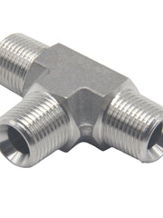 Load image into Gallery viewer, Male NPT 3 Way Tee Fittings Stainless Steel 304
