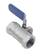 Load image into Gallery viewer, One Piece Ball Valve NPT Female x NPT Female 1000 PSI Stainless Steel 304