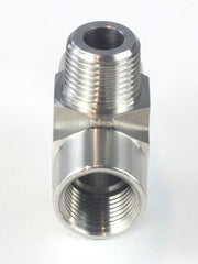 Load image into Gallery viewer, NPT Thread Pipe Fitting 4 Way Cross (M x F x M x F) Stainless Steel 304
