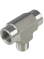 Load image into Gallery viewer, FORGED Pipe Fitting Street Tee FNPT x MNPT x FNPT Stainless Steel 304