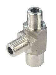 Load image into Gallery viewer, FORGED Pipe Fitting Street Tee MNPT x MNPT x FNPT Stainless Steel 304