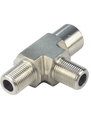 Load image into Gallery viewer, FORGED Pipe Fitting Street Tee MNPT x MNPT x FNPT Stainless Steel 304