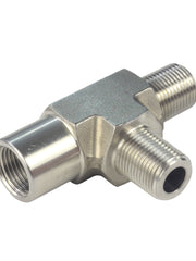 Load image into Gallery viewer, FORGED Pipe Fitting Street Tee MNPT x MNPT x FNPT Stainless Steel 304