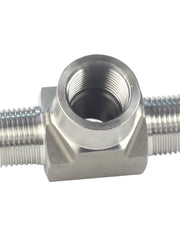 Load image into Gallery viewer, FORGED Pipe Fitting Street Tee MNPT x FNPT x MNPT Stainless Steel 304