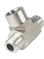 Load image into Gallery viewer, FORGED Pipe Fitting Street Tee MNPT x FNPT x MNPT Stainless Steel 304