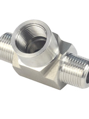 Load image into Gallery viewer, FORGED Pipe Fitting Street Tee MNPT x FNPT x MNPT Stainless Steel 304