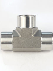 Load image into Gallery viewer, Female NPT 3 Way Tee Fittings Stainless Steel 304
