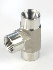 Load image into Gallery viewer, Female NPT 3 Way Tee Fittings Stainless Steel 304