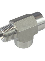 Load image into Gallery viewer, FORGED Pipe Fitting Street Tee FNPT x FNPT x MNPT Stainless Steel 304