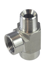 Load image into Gallery viewer, FORGED Pipe Fitting Street Tee FNPT x FNPT x MNPT Stainless Steel 304