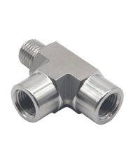 Load image into Gallery viewer, FORGED Pipe Fitting Street Tee FNPT x FNPT x MNPT Stainless Steel 304