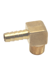 Load image into Gallery viewer, 2Pcs Brass 90 Degree Elbow Adaptor - 3/8" Male NPT to Barb 1/4" (0.4IN /10.4MM)