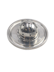 Load image into Gallery viewer, 1.5" Tri Clamp Flat Lid w/ 1/4" Female NPT, 1" Spray Ball