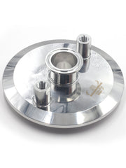 Load image into Gallery viewer, 6" Tri Clamp Lid w/ 6" TC x 1.5" TC x (2) 1/4" FNPT Stainless Steel 304