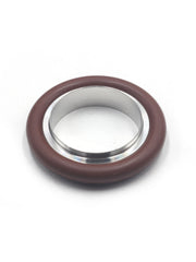 Load image into Gallery viewer, KF/NW Stainless Steel Centering Ring - BUNA Gasket
