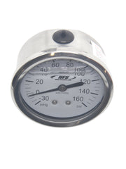 Load image into Gallery viewer, HFS -30 HG-160 PSI, 2.5" Diameter Vacuum Air Pressure Gauge (316 Stainless Steel) Back mount Oil filled