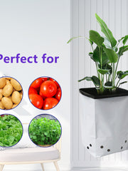 Load image into Gallery viewer, Black & White Grow Bags Planters Panda Film