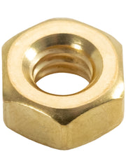 Load image into Gallery viewer, Thread Hex Nuts 1/4"-20, Solid Brass Hex Nut (50 Pack)