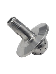 Load image into Gallery viewer, 1.5" Tri Clamp Flat Lid w/ 1/4" MNPT 1" Spray Ball 304 Stainless Steel