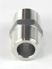 Load image into Gallery viewer, 10PCS 1/2" NPT Male Threaded Hex Nipple Adapter Stainless Steel 304