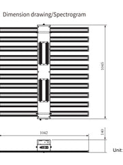 Load image into Gallery viewer, LED Grow Light IR Full Spectrum Panel 980W 10 Light Bar
