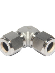 Load image into Gallery viewer, Compression Tube Fitting 90 Degree Elbow 1/2" Tube OD x 1/2" Tube OD Stainless Steel 316