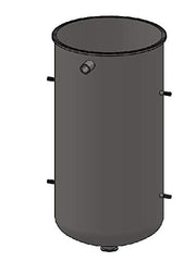 Load image into Gallery viewer, 12" Tri Clamp Vessel Container Base w/ 1.5" Tri-Clamp Drain Port