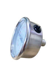 Load image into Gallery viewer, Dual Scale Pressure Gauge 2.5", -30 HG-150 PSI, 1/4" MNPT Thread