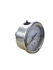 Load image into Gallery viewer, Dual Scale Pressure Gauge 2.5", -30 HG-150 PSI, 1/4" MNPT Thread