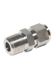Load image into Gallery viewer, Compression Tube Fitting 1/2" Tube OD x 1/2" NPT Male Connector 316 Stainless Steel