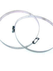 Load image into Gallery viewer, Non-Insulated Ducting Aluminum Foil Vent With 2 Clamps, 25-Feet 6-Inch