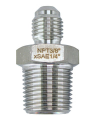 Load image into Gallery viewer, Male NPT to Male SAE Adapter - Multiple Sizes Stainless Steel 304