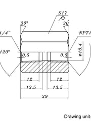 Load image into Gallery viewer, Hex Coupling Female NPT x Female NPT Stainless Steel 304