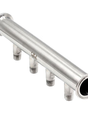 Load image into Gallery viewer, 1.5" Tri Clamp To NPT Four-Way Manifold (4)1/2" NPT Male SS304