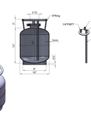 Load image into Gallery viewer, HFS(R) Vertical Storage Vessel