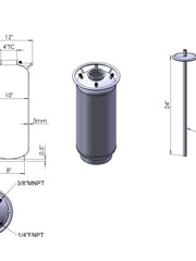 Load image into Gallery viewer, HFS(R) Vertical Storage Vessel