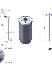 Load image into Gallery viewer, HFS(R) Vertical Storage Vessel